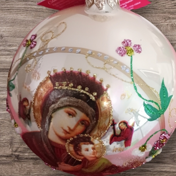 Klassics by kurtis our lady of perpetual blown glass ornament "10cm" - Picture 5 of 9